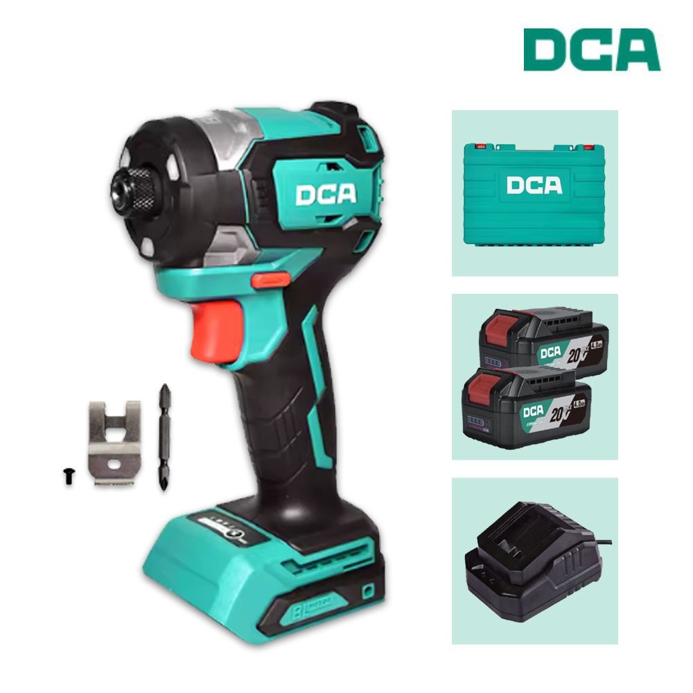 DCA DCA(디씨에이) ADPL208EM 20V 4.0Ah x2팩 충전임팩드라이버 208N.m DCF850동급/목재피스기능