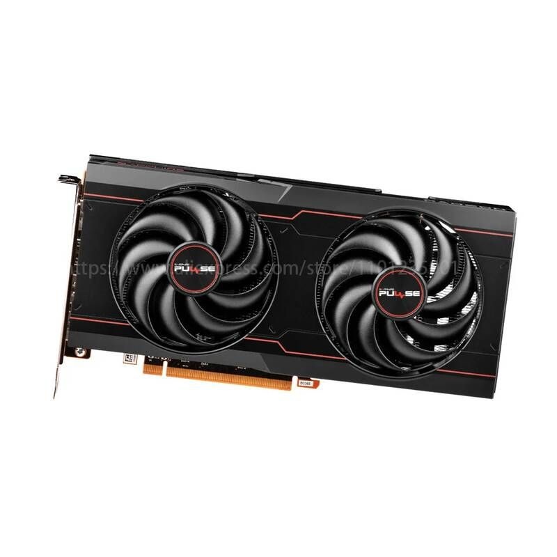 UnKnown [해외] 중고 사파이어 RX 6600XT 8GB 비디오 카드 GPU AMD Radeon RX6600 그래픽 데스크탑 PC 컴퓨터 게임