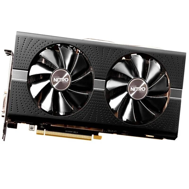 UnKnown [해외] 사파이어 비디오 카드 RX590 니트로 OC 8G DDR5 256bit 그래픽 AMD RX 500 시리즈 VGA 디스플레이포트 HDMI 사용