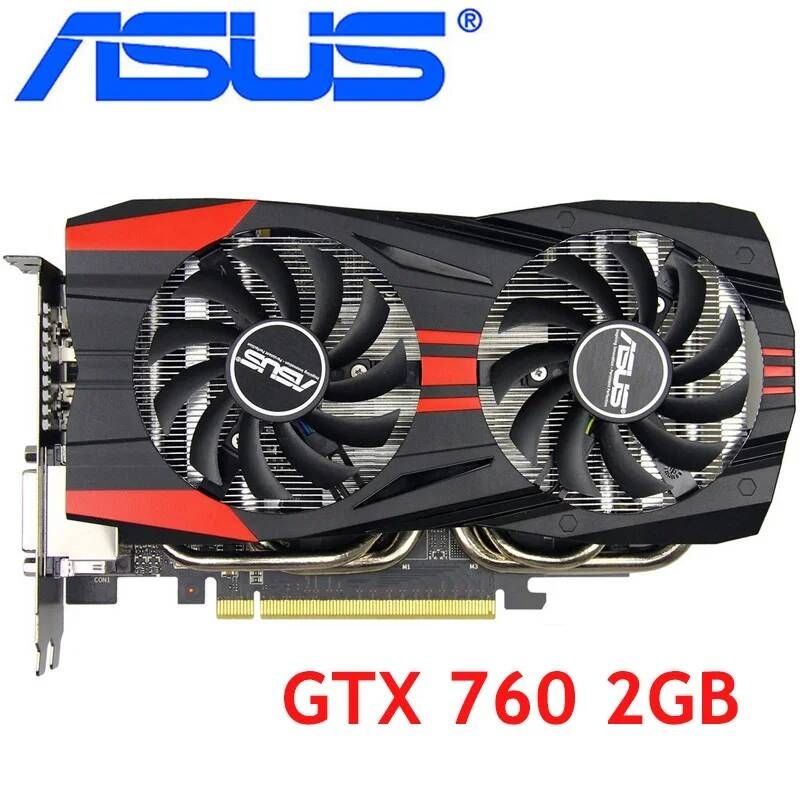 [해외] ASUS 비디오 그래픽 카드 GTX 760 2GB 256Bit GDDR5 nVIDIA Geforce GTX760 용 750 ti보다 강력한 VGA 사용