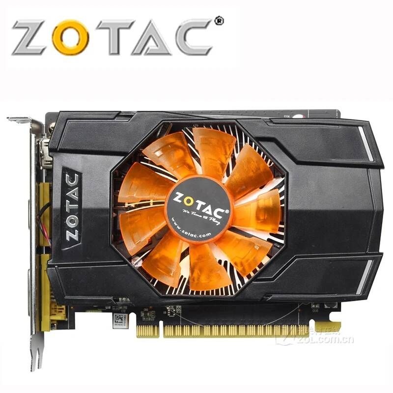 UnKnown [해외] ZOTAC GTX 750 Ti 2GD5 비디오 카드 GDDR5 128Bit 그래픽 GeForce 750Ti 2G GM107 지도 NVIDIA GT700 시리즈 GTX750Ti-2GD5