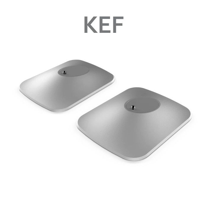 KEF [해외] KEF P1 데스크 패드 실버 LSX II 전용 데스크 스탠드 2개