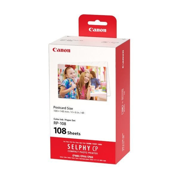 캐논 RP-108 캐논 셀피 포토인화지 CP1300 CP1200 CP910 CP1500 캐논 셀피 인화지