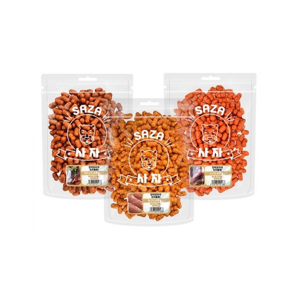 [2025년 신상품] 사자 프로폴리스 치카볼 500g 강아지 사사미 큐브형 훈련간식