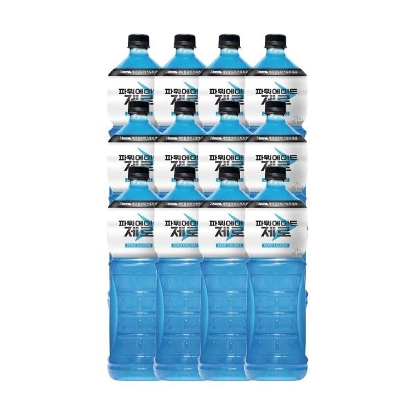파워에이드 제로 1.5L 12개