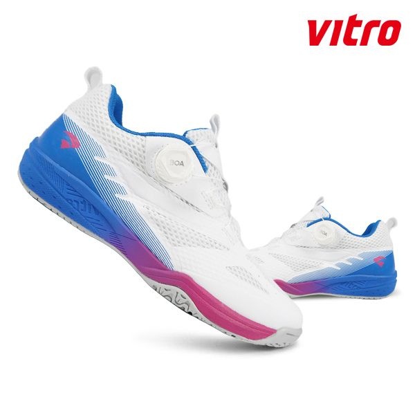 비트로 (현대Hmall) 비트로 오로라 보아 남성 여성 탁구화 화이트 블루