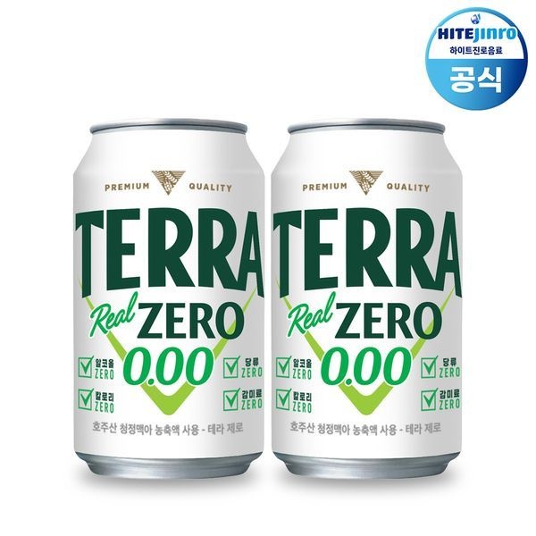 하이트진로음료 테라 제로 350ml x 24캔 무알코올맥주