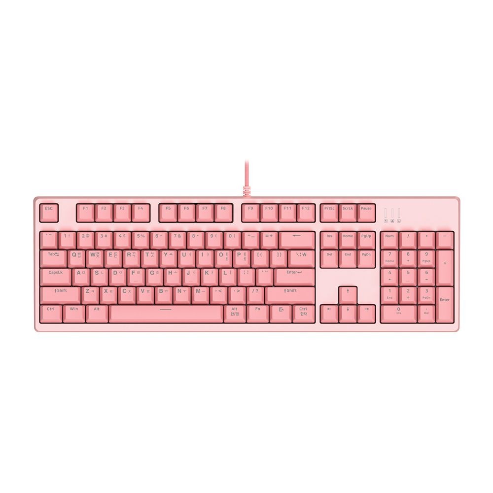 앱코 K660S V2 카일 광축 게이밍 기계식 키보드 핑크 청축