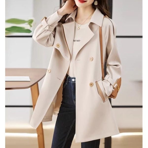 상세페이지 참조 [드레스허그] 에스닉 베이직 트렌치 자켓 2color