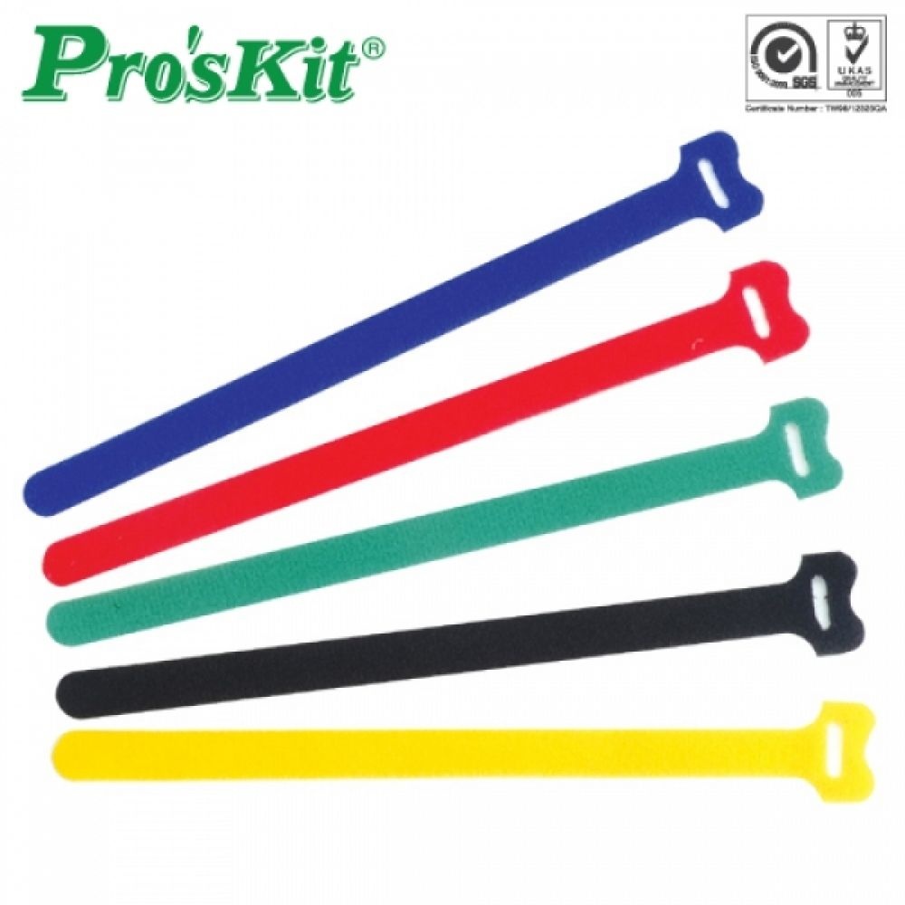 Proskit Prokit 벨크로 타이3EAx5색 15EA 20cm