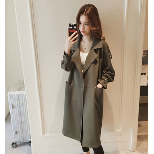 상세페이지 참조 [드레스허그] 하이디 야상 트렌치코트