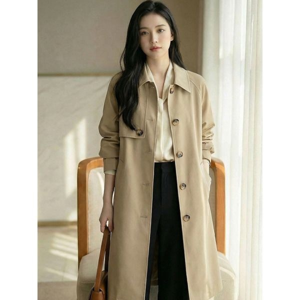 상세페이지 참조 [드레스허그] 비엔 캐주얼 트렌치 코트