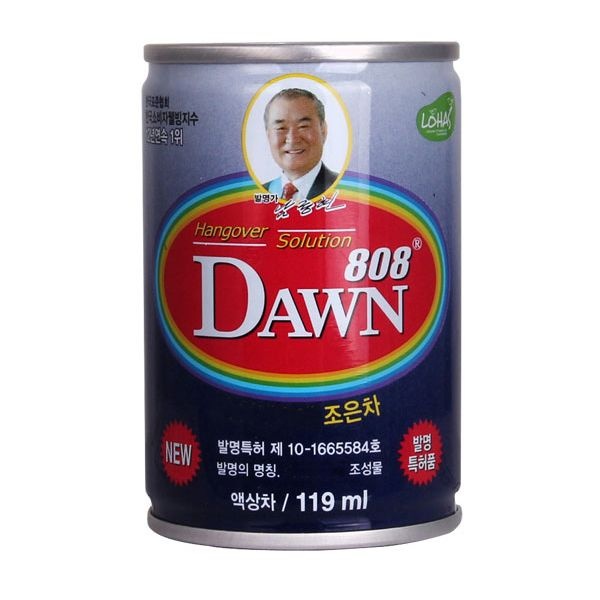 여명808 119mlX15캔 숙취해소 모닝케어 해장 헛개수