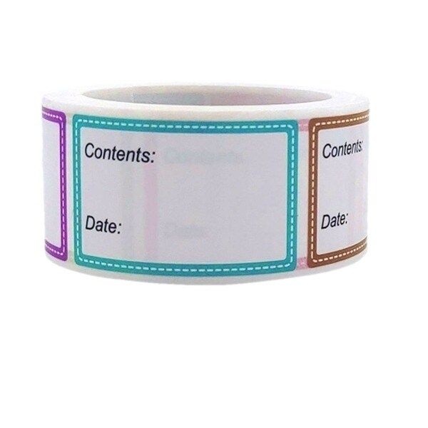 [VCL51174]메모 스티커 네임롤스티커 8색상(1롤/약200P)20404903643542