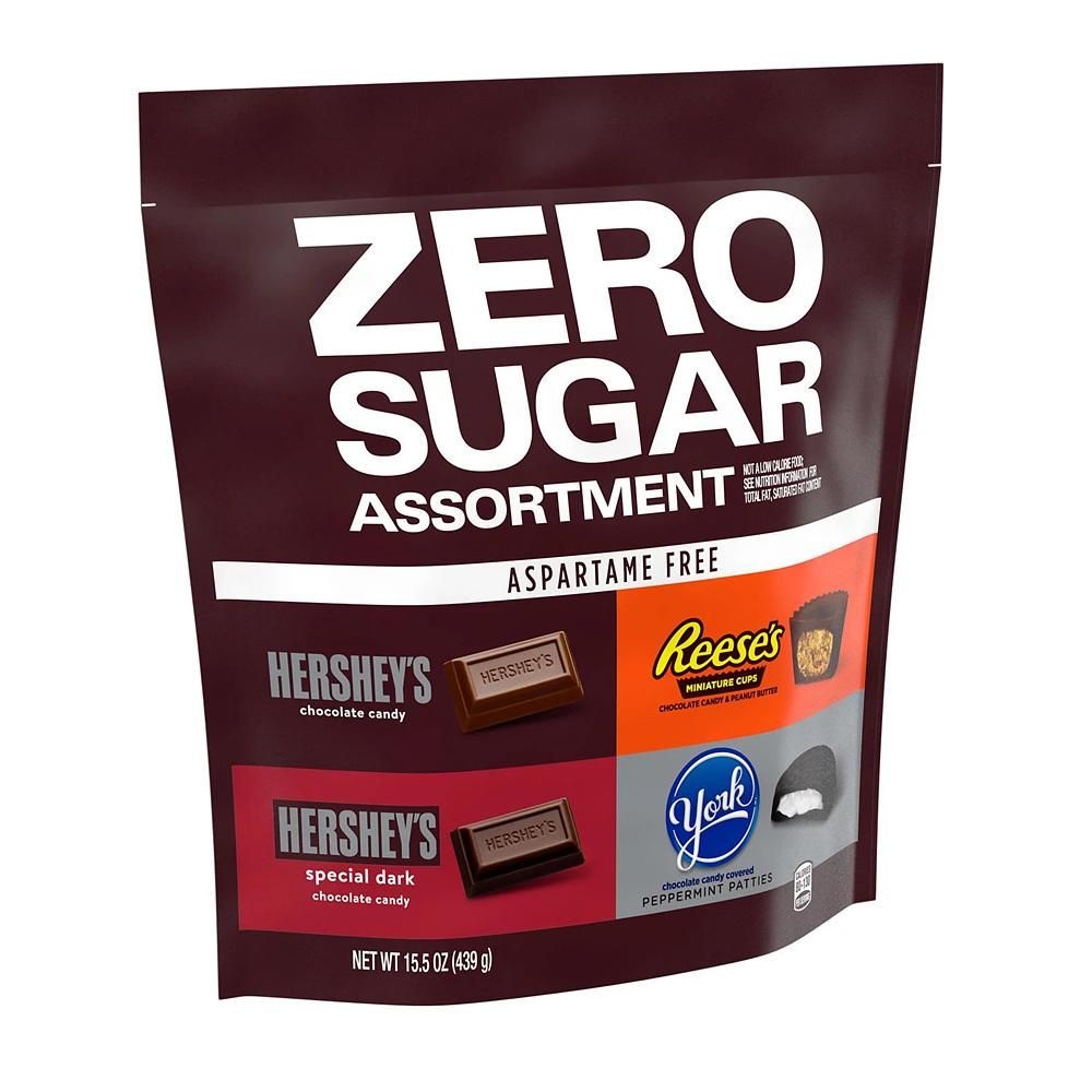 [해외] 허쉬 리세스 제로 슈가 초콜릿 버라이어티 팩 439g Hershey's, Reese's And York Zero Sugar Assorted