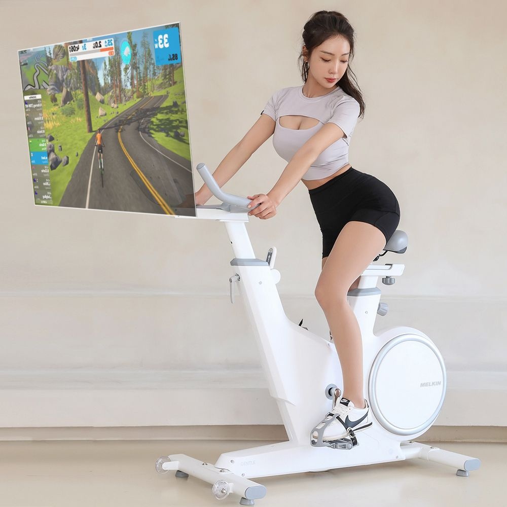 (현대Hmall) 멜킨 스마트 실내자전거 젠틀 마그네틱 스핀바이크 15kg 직접설치