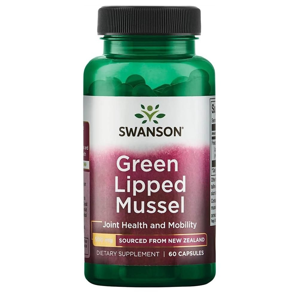 스완슨 [해외] 스완슨 초록입홍합 60정 1팩 Swanson Green Lipped Mussel (Freeze-dried) - New Zealand Joint Health