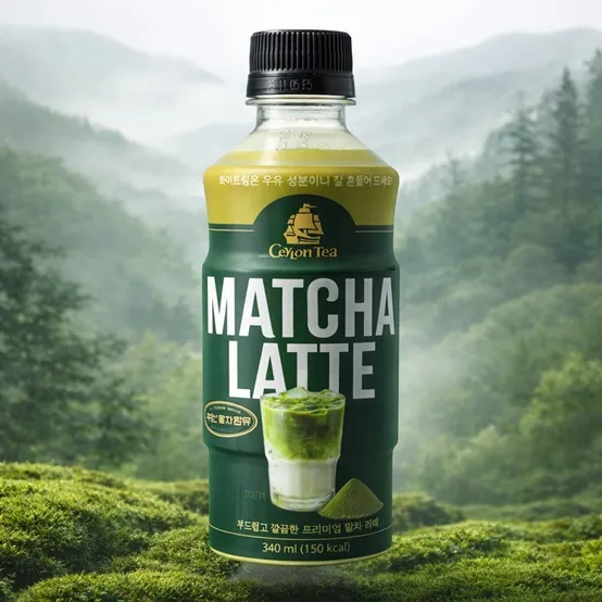 칠성 실론티 말차라떼 340ml 6개