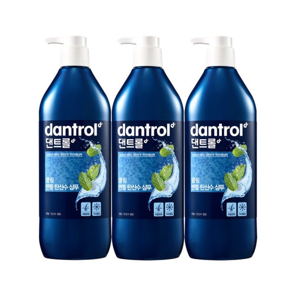 댄트롤 쿨링 멘톨 탄산수 샴푸 총 2460ml