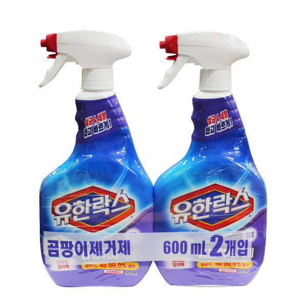 [온누리7%혜택]유한락스 곰팡이제거제 600ml 2개입