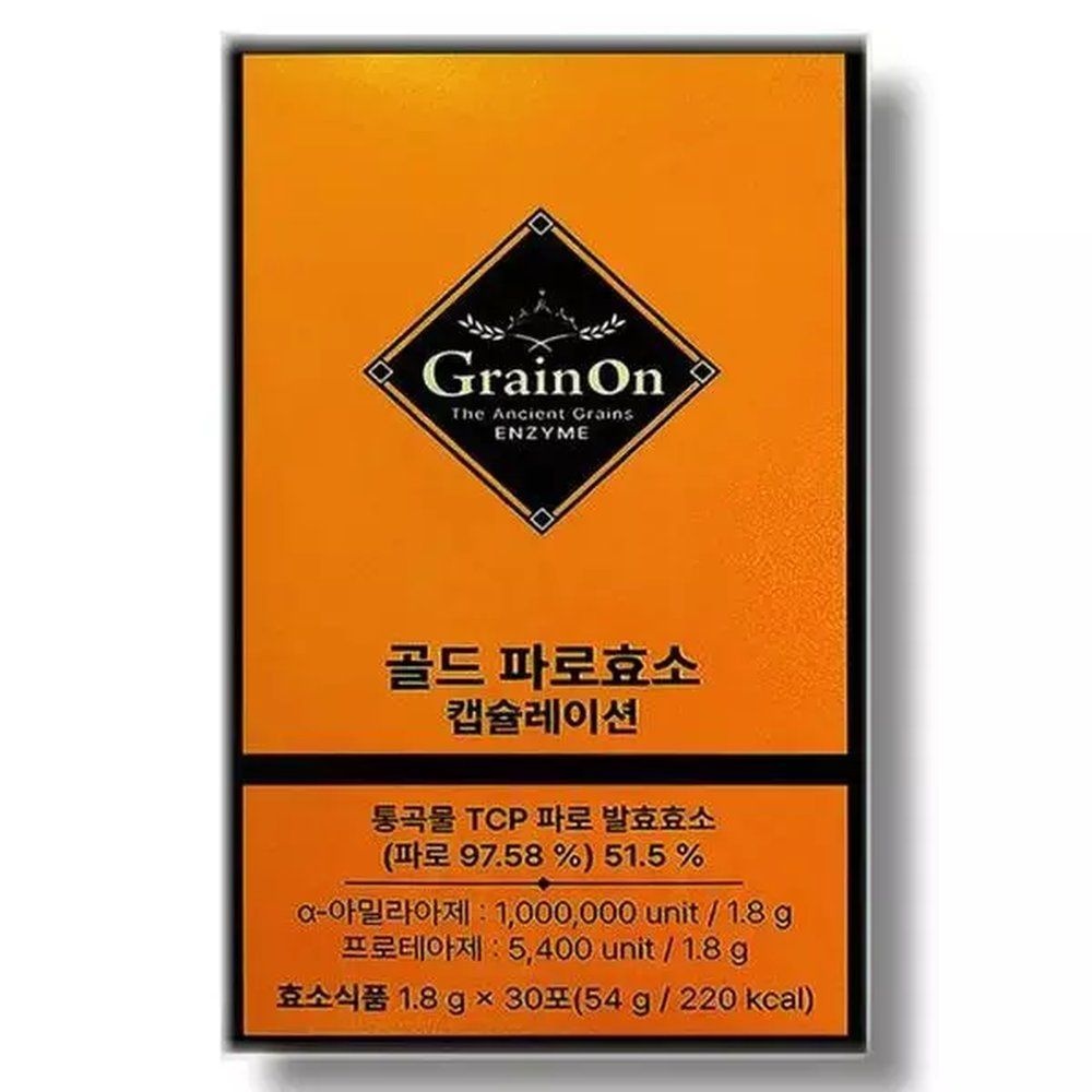 캡슐레이션 골드 그레인온 파로효소 역가수치 최적화 총 30포
