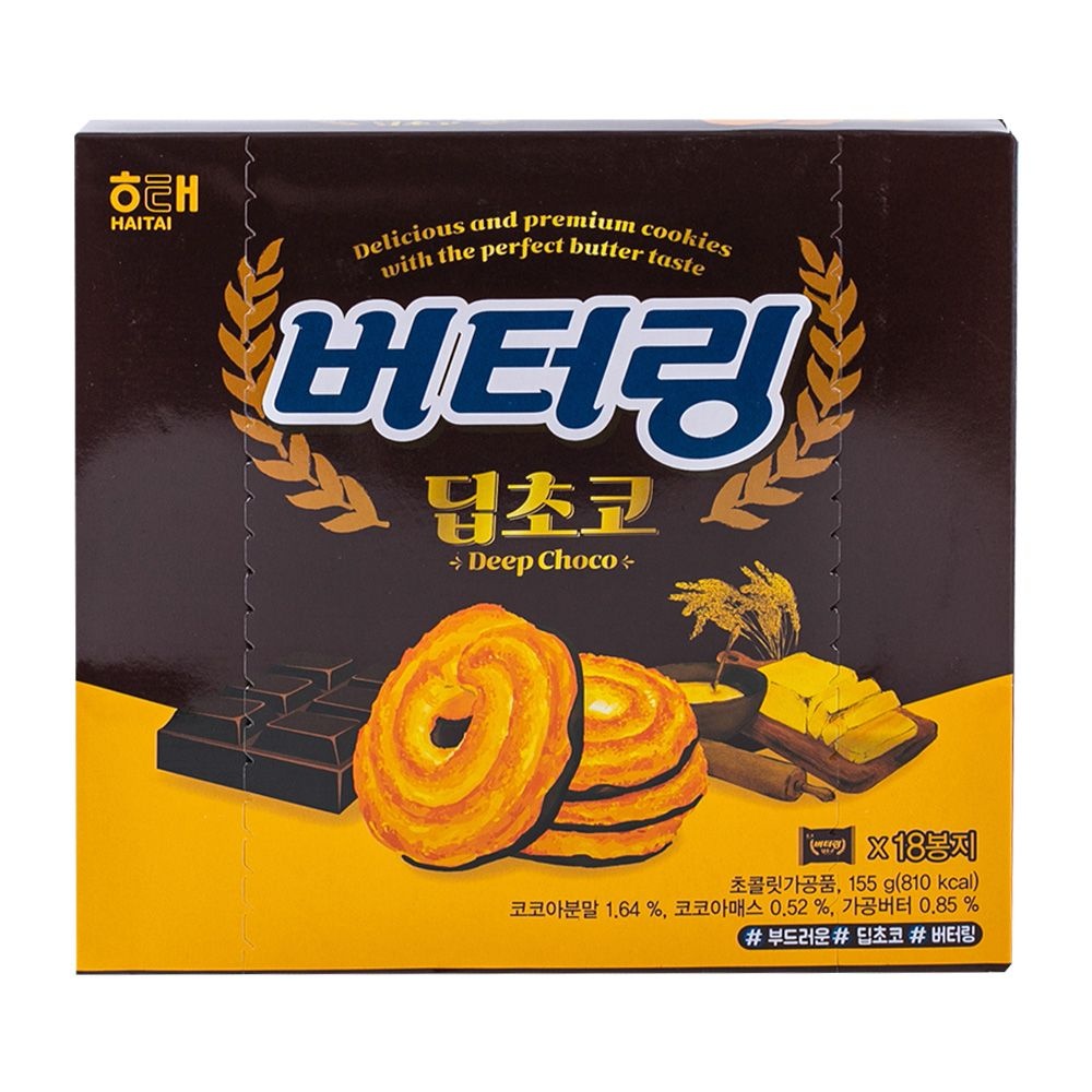 해태 버터링 딥초코 155g