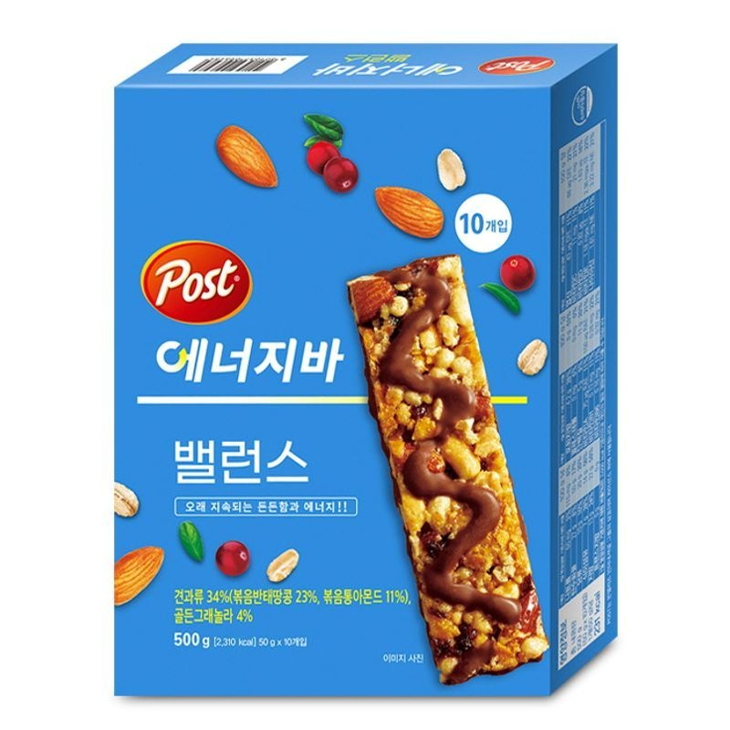 포스트 에너지바 밸런스 500g (10개입)