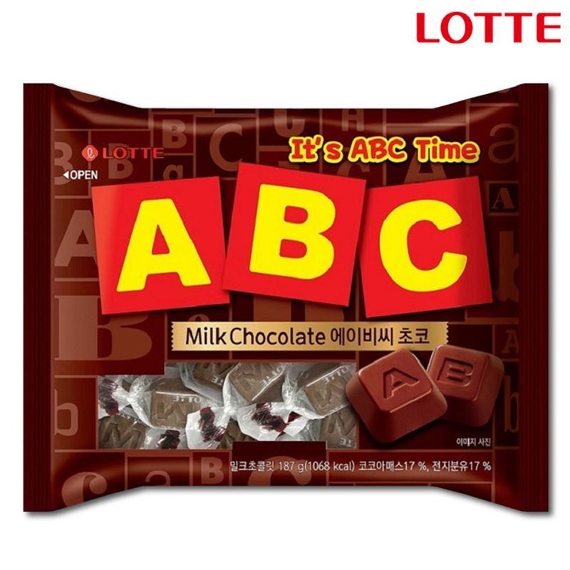 롯데 ABC 초콜릿 187g