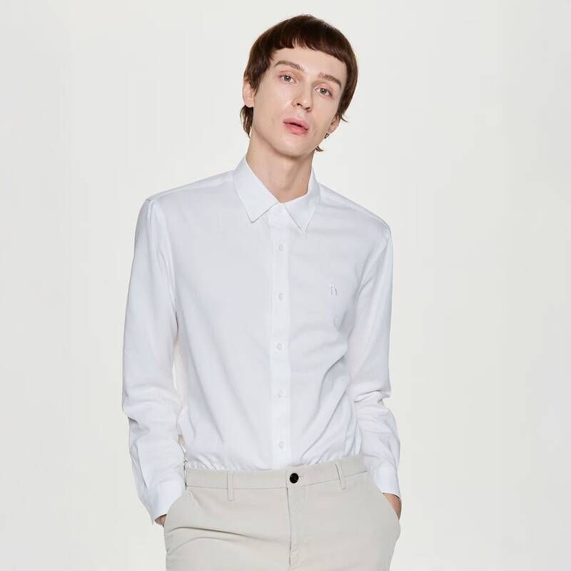 헤지스 <매장정품> HAZZYS 헤지스 남성 솔리드 캐쥬얼 긴팔셔츠 HZSH5D404WT 1374701