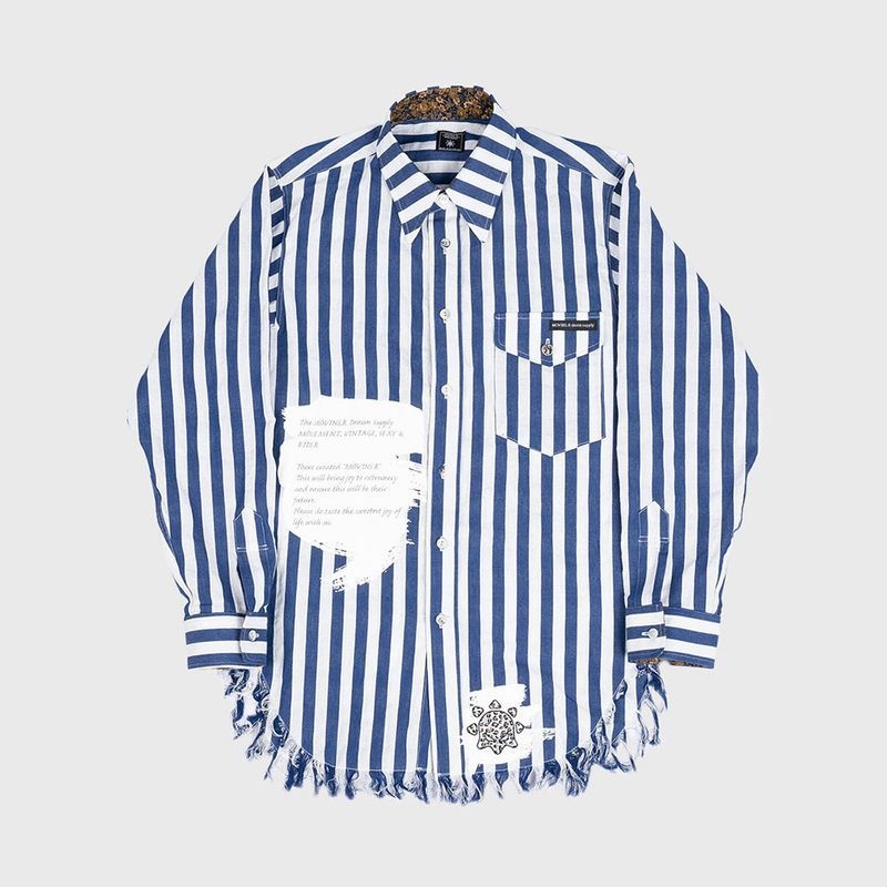 MOVINS.R MOVINS.R GRUS S음 UMMER STP SLONG S리 LEEVE SHIRT 19SSLSBS 3040648