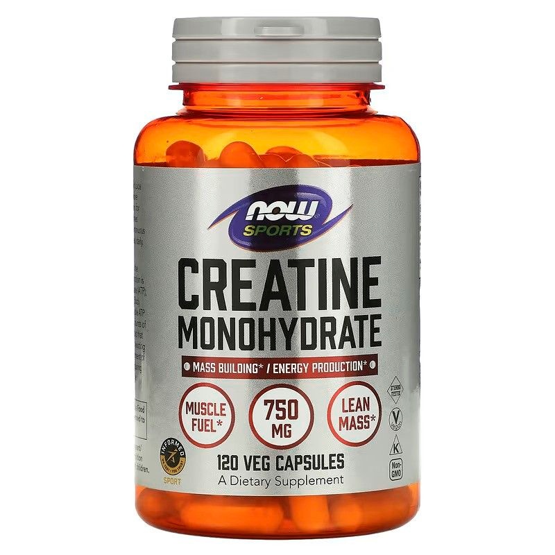 [해외] 나우푸드 크레아틴 모노하이드레이트 750mg 120캡슐