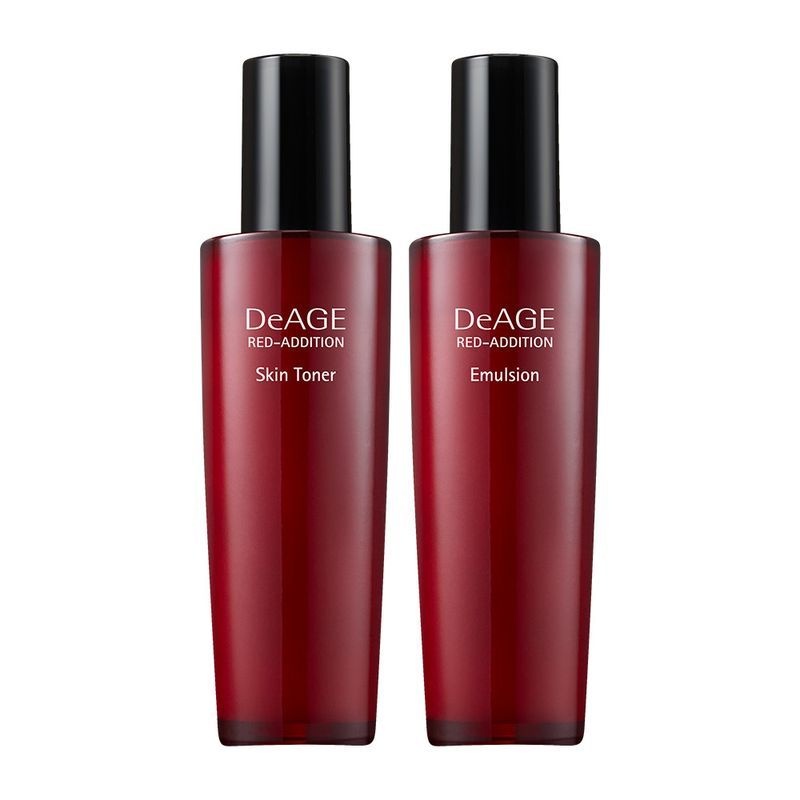 참존 디에이지 레드 에디션 2종 기초세트 스킨 120ml + 에멀전 120ml 단품[35830468]