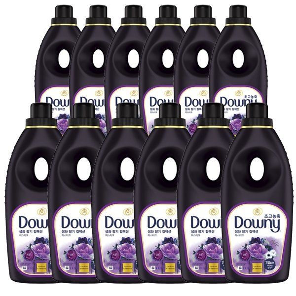 다우니 다우니 다우니 생화향기 컬렉션 블랙 미스티크 1L x 12개