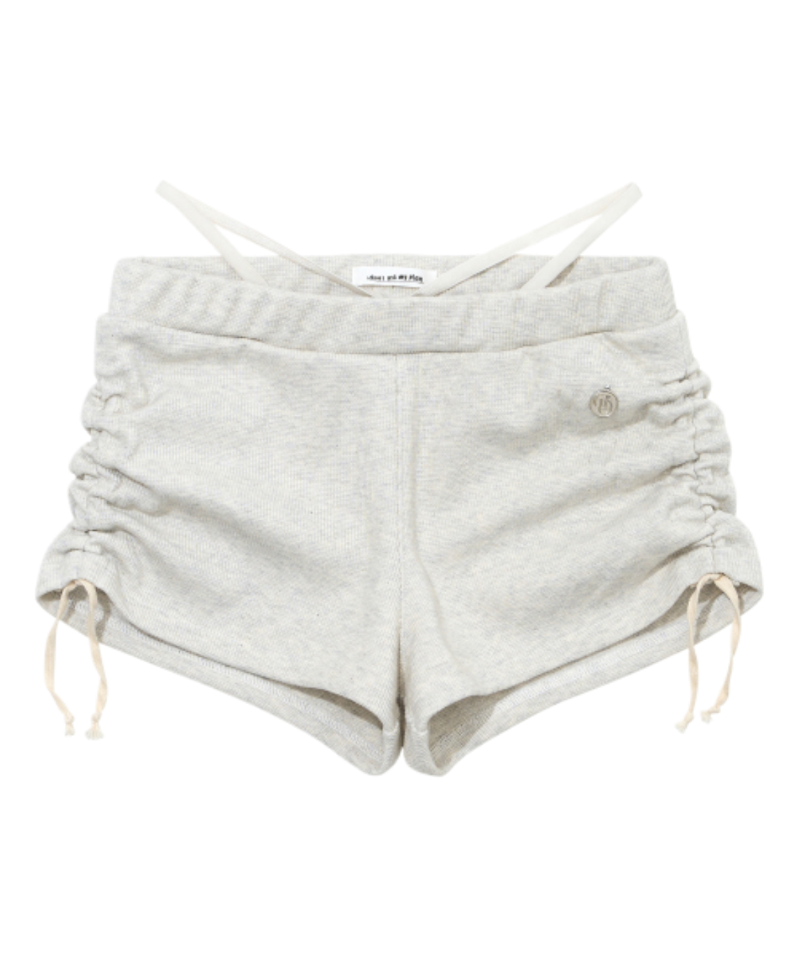 돈애스크마이플랜 댐프 DAMP 셔링 스트링 마이크로쇼츠 반바지_오트밀 매장정품 209071