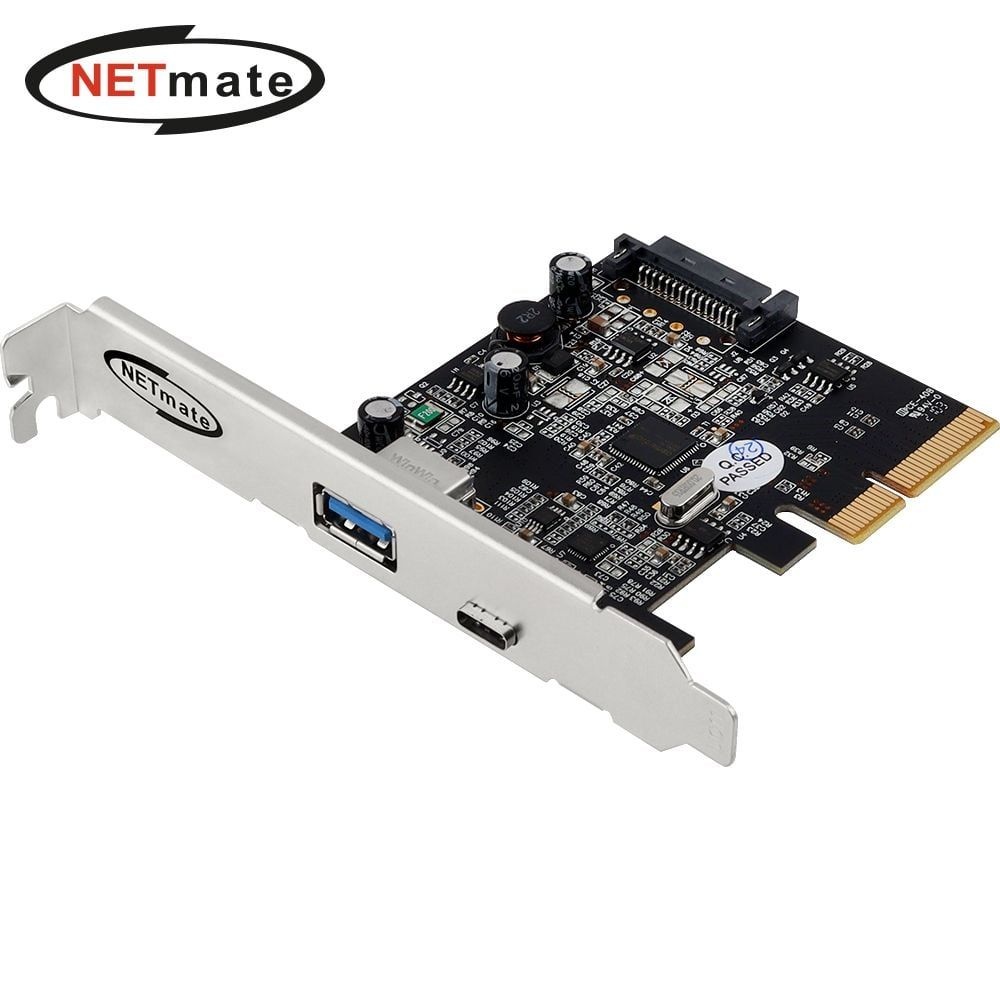 강원전자 (Netmate) PCI-e USB 3.1 Gen2 2포트 확장카드