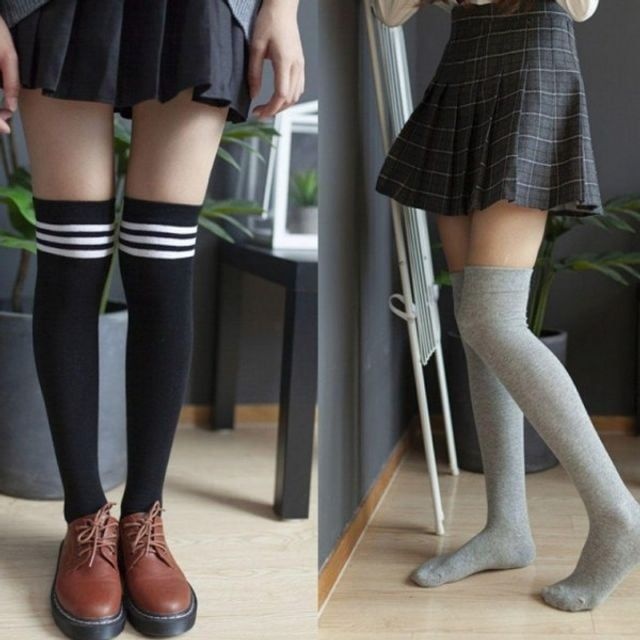 은플레이스 오버니삭스 니하이 무릎양말 요가니삭스 밀림방지 니