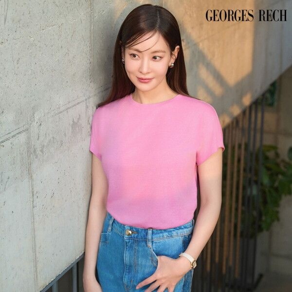 TRONG PHUC GARMENT COMPANY LIMITED 조르쥬 레쉬 [조르쥬 레쉬] (런칭가 59,900원) (25SS) 프렌치 린넨 블렌딩 티블라우스 7종