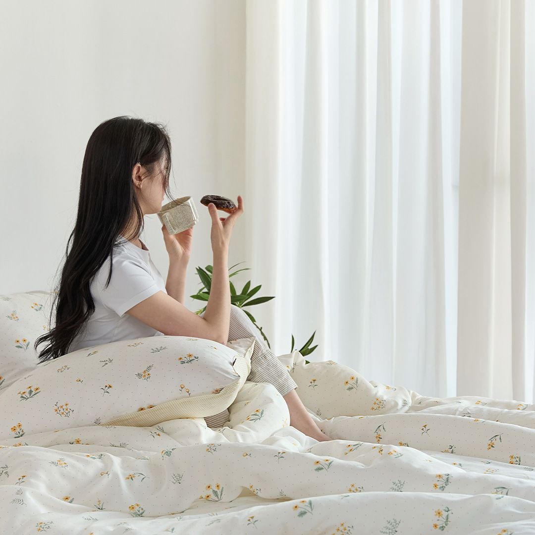 (현대Hmall) [파르페by알레르망] 보니 모달 100 차렵이불세트 S/SS