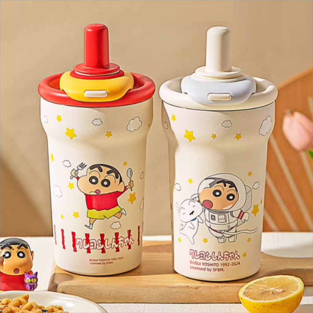 [해외] [그루비마켓] 공식 짱구 대용량 보온 보냉 세라믹 내부 텀블러 760ml