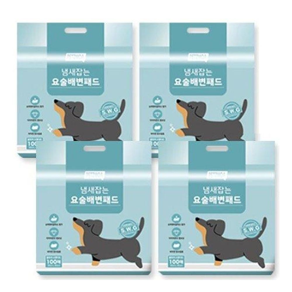 페츠모아 냄새잡는 배변패드 울트라 표준형 100매 x 4팩