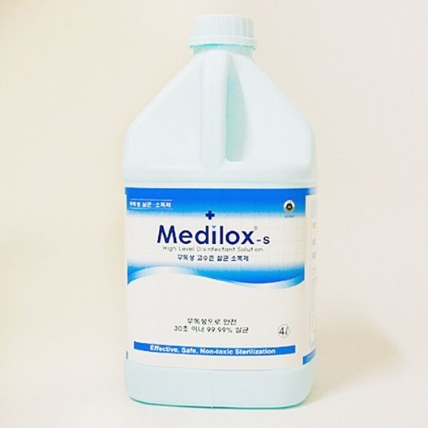 메디록스S 고수준 살균소독제 4L 1통 소독수 살균제