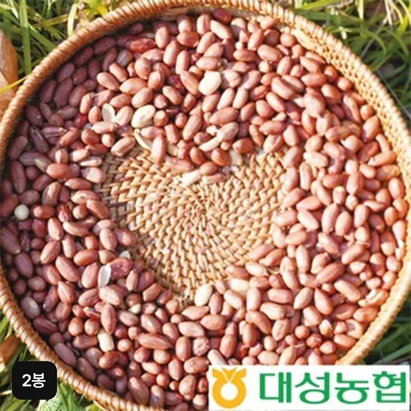 대성농협 국내산 고소한 볶음알땅콩 300gX2봉[35744676]