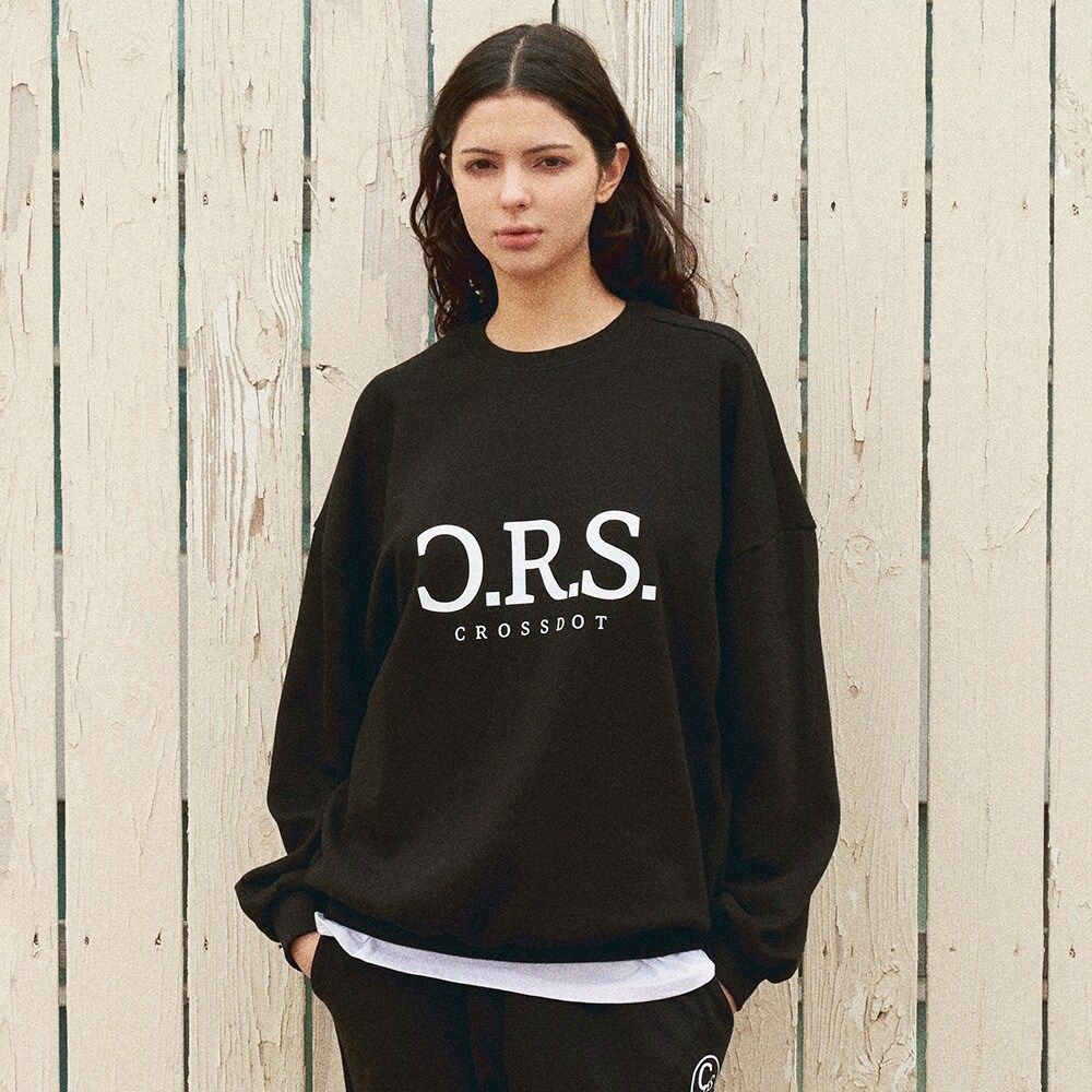 [당일발송/빅사이즈] 크로스닷 씨알에스 오버핏 여성 맨투맨 티셔츠 커플...