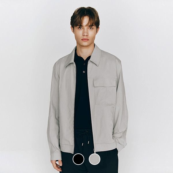 (주)지오다노 컨셉원 [컨셉원] 나일론 뱀부 해링턴 자켓 10075524/075524