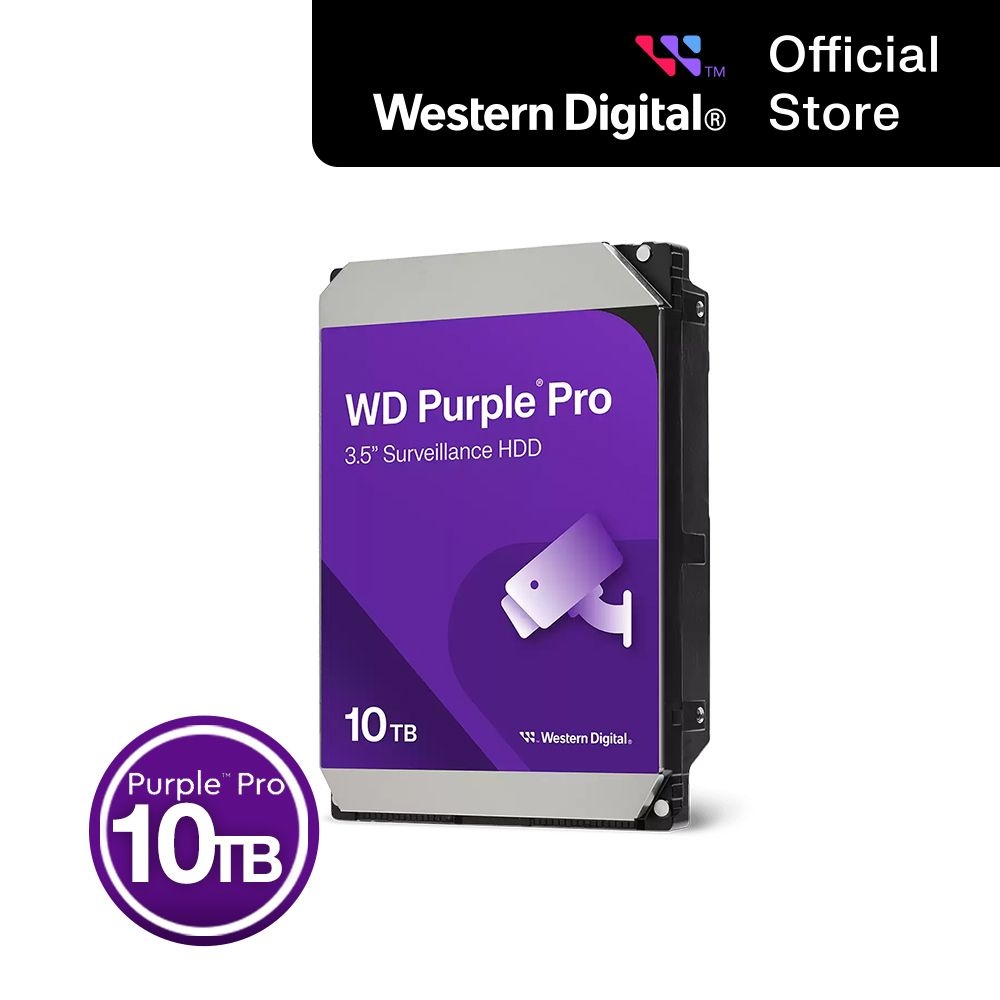 웨스턴디지털 [WD공식스토어/CMR방식] WD PURPLE PRO 10TB HDD WD102PURP 하드디스크 [우체국택배]