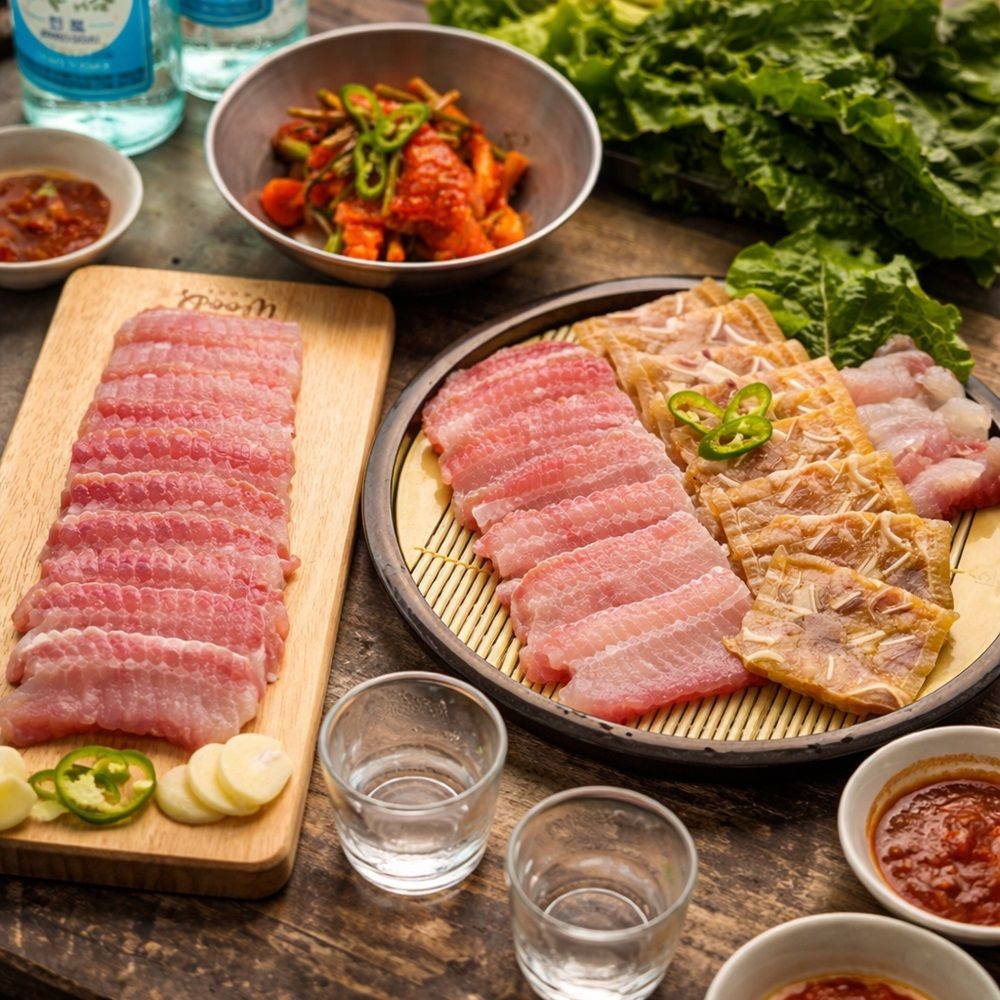 국산 최상급 대청도 흑산도홍어 500g 삭힌 숙성 홍어회 입문자 중수 고수용