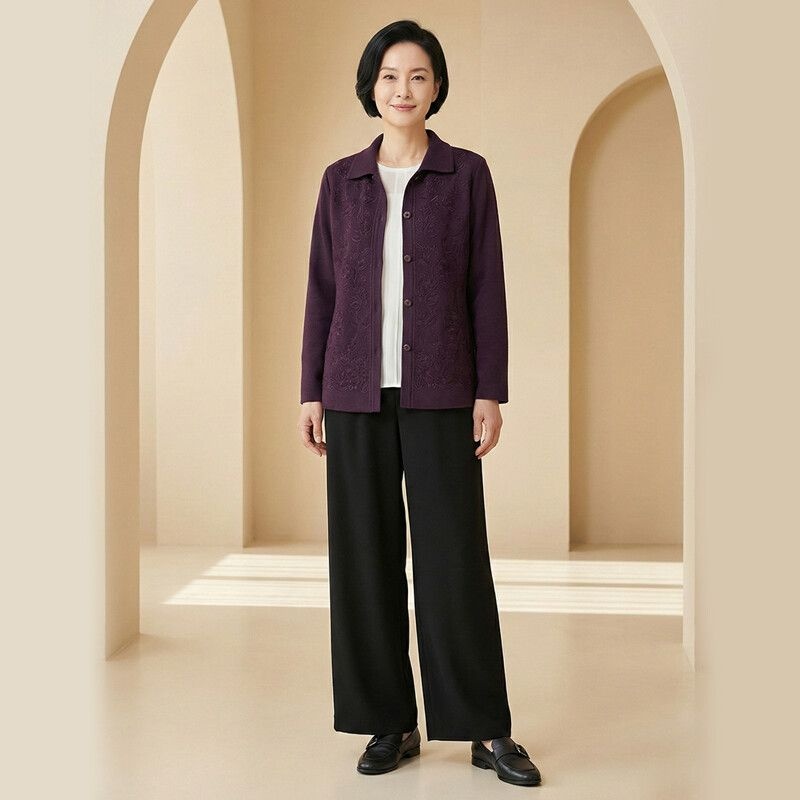 엄마의 옷장 엄마의 옷장 샵앤 국산 여성 사방스판 정장 와이트 통 슬랙스 팬츠N KIM-WPT-M41181929