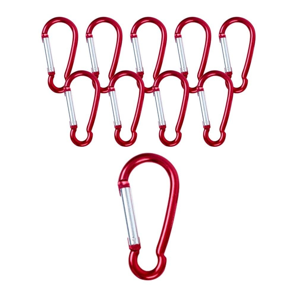 BUCK703 고강도 알루미늄 카라비너 5파이 10P 캠핑용품 타프 텐트 차박 스트...