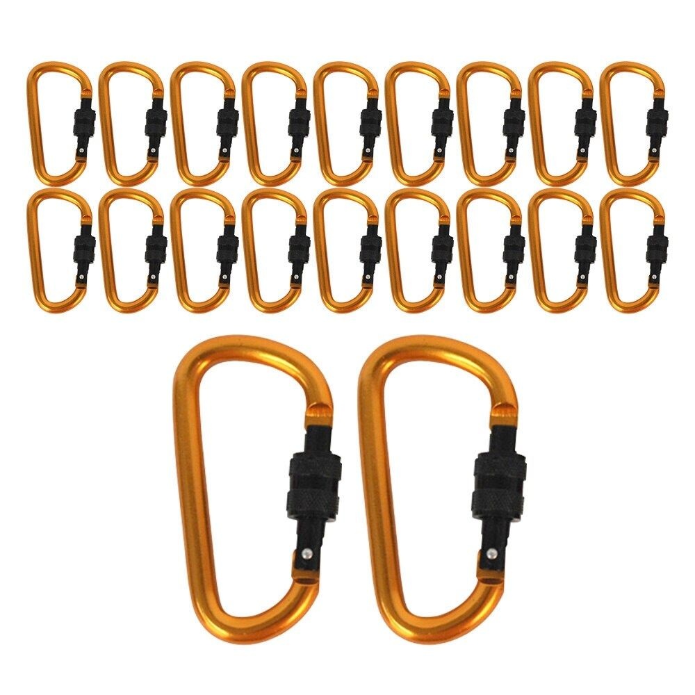 BUCK703 고강도 LOCK기능 카라비너 8파이 20P 캠핑용품 타프 텐트 차박 스트링...