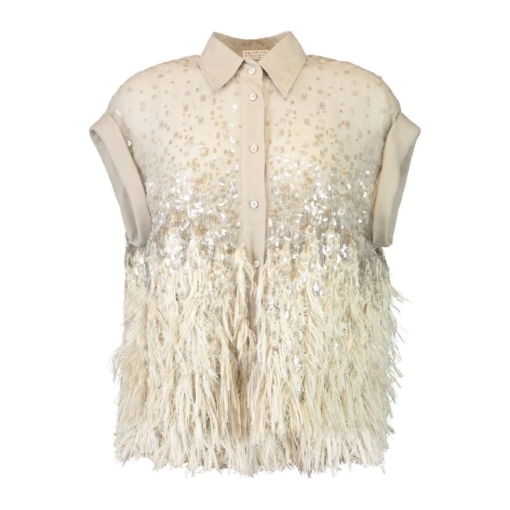 브루넬로 쿠치넬리 26SS 브루넬로 쿠치넬리 쇼트 슬리브 셔츠 MF940RK106C4274 TP574158813